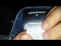 how to find original dsquared2 jeans production date.