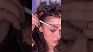 Je rase mes sourcils 🫣 Foxy eyebrows 🦊 straight brows tutorial