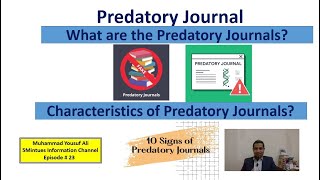 Predatory Journals| How to Identify Predatory Journals| avoid Predatory Publishing 5Minutes Info  23