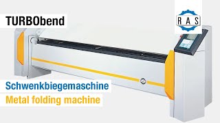 RAS TURBObend Schwenkbiegemaschine | RAS TURBObend Metal folding machine