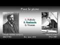 debussy pour le piano ferber 1955 ドビュッシー ピアノのために フェルバー