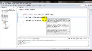 Java Tutorial - Accepting input via GUI Input Dialog