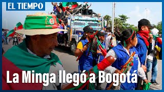 Cerca de 300 indígenas llegaron a Bogotá para participar en las movilizaciones del 20 de julio