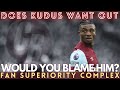 IS KUDUS ABOUT TO LEAVE WEST HAM?  DO YOU CARE?  ARE MATCH GOING FANS SUPERIOR?