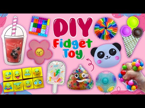 15 DIY Super Fidget Toys – Pop It and Anti-Stress Toys – Viral TikTok Videos #fidget #diy #popit