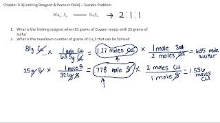 What is the limiting reagent when 81 grams of Copper reacts with 25 grams of Sulfur?