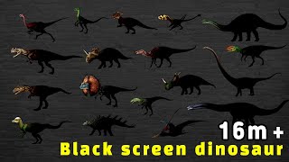 Black screen dinosaur Video collection 2 | What kind of dinosaur is it? | 어떤 공룡일까요? | Dark Dinosaur