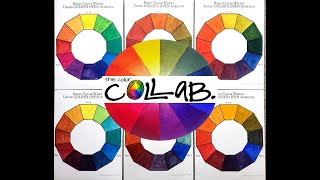 #thecolorcollab - Using Triads for Color Mixing and Color Harmony with Acrylics