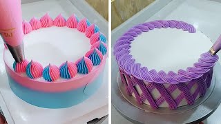 Quick & Simple Cake Decorating Ideas | Most Satisfying Chocolate | Dessert Chocolate Cake Recipes