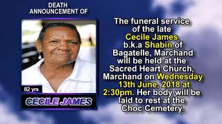 Cecile James short 1