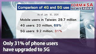 Only 31% of phone users have upgraded to 5G｜Taiwan News