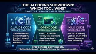 AI Coding Battle: Claude Code vs. OpenCode vs. Kilo Code (The Winner Revealed!)