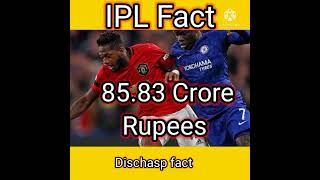 IPL Fact in Hindi!!😳😳#ipl #ipl2022 #iplnews #iplhighlights #iplt20 #epl2021i22 #nfl #facts #shorts