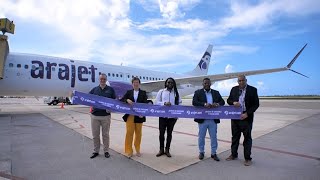 CTB Informs │Inaugural flight of Arajet Dominican Republic – Curaçao route │Full program