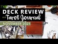 November Decks & Tarot Journal (2021)