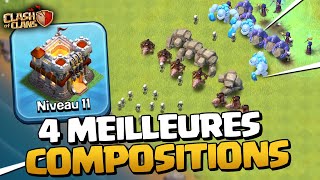 TOP 4 MEILLEURES STRATÉGIES HDV 11 ! Clash of Clans