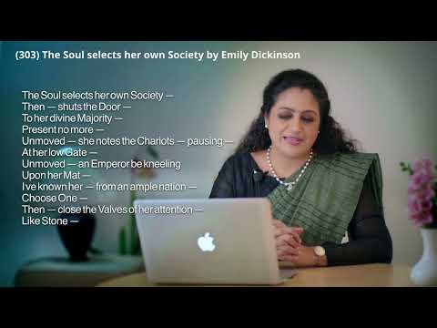 What does unmoved mean in the soul selects her own society?