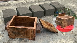 Cách Làm Khuôn Đóng Gạch Bằng Gỗ Thủ Công | How to Make a Brick Mold