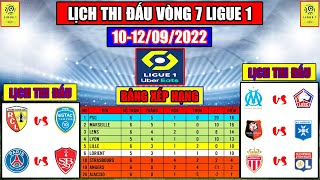 Lịch Thi Đấu Bóng Đá Ligue 1 Vòng 7 | PSG Đại Chiến Brest | Bảng Xếp Hạng Mới Nhất