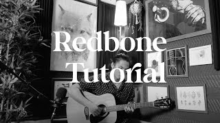 Redbone (Intro) - Childish Gambino - Fingerstyle Guitar Lesson + TABS