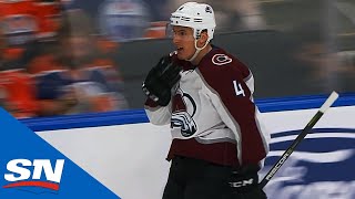 Barrie Finishes Off Beautiful Passing By MacKinnon, Rantanen