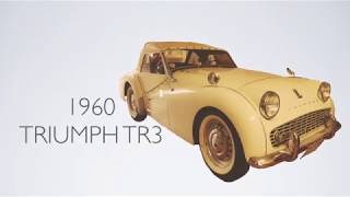 1960 Triumph TR3 overview