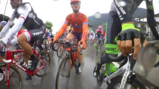 Onboard the Epic Giro stage 16 - Pinzolo over Mortirolo to Aprica - Soaking wet start