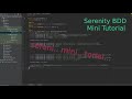 Serenity BDD mini tutorial - junit, webdriver, screenplay