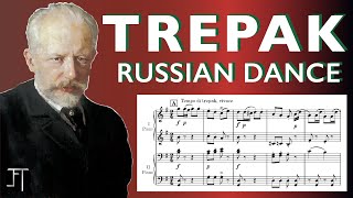 Tchaikovsky - Trepak, Russian Dance, the Nutcracker (2 Piano Score-Video)