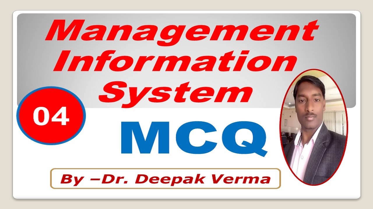 Management Information System | MIS MCQ-04 - YouTube