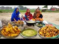 भाभी और दीदी के साथ स्वादिस्ट पकोड़े बनाएं जिससे जी ललचाये | VILLAGE MASALA | MANISHA VILLAGE FOOD