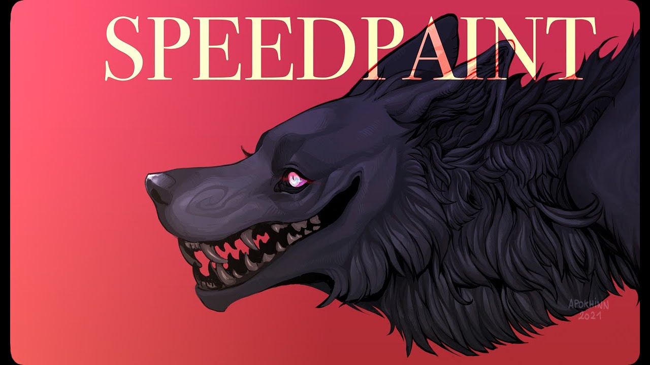 Speedpaint The Smiling Wolf Youtube