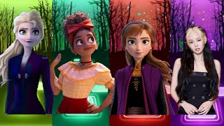 Elsa - Moana - Frozen 2 - Blackpink - Disney Princesses Songs - Tiles Hop Edm Rush New Update