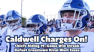 Caldwell 16 West Essex 13 | Week 4 Highlights | Chiefs' 19-Game Win Streak Lives On!