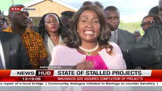 Machakos Gavana Wavinya Ndeti vows to complete stalled projects