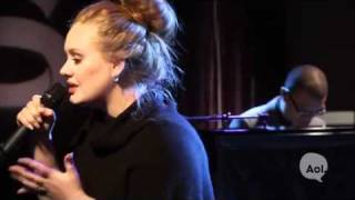 Adele Someone like you LIVE AOL Sessions HQ