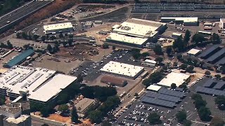 RAW: Chopper 5 Video From Scene of Fatal Shooting Near San Jose VTA Facility