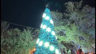 Christmas tree-lighting ceremony on Nov. 30, 2024 at Lake Sumter Landing in The Villages.