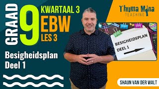 Gr9 EBW (Ekonomie \u0026 Entrepreneurskap) | Kwartaal 3 Les 3 | Besigheidsplan - Deel 1