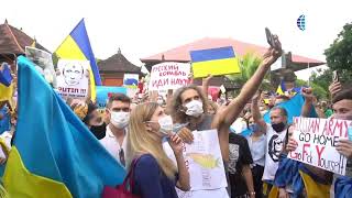 Peaceful Protests Against Russia's In Bali