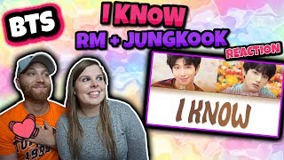 BTS JUNGKOOK & RM   I KNOW 알아요 Color Coded Lyrics EngRomHan가사 REACTION