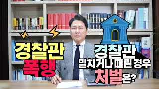 경찰관을 폭행하면 공무집행방해죄로 처벌받습니다 구체적인 유형들은 이렇습니다