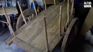 Carpinteiro de Bico preserva tradição e ainda constrói carros de bois | Altominho TV
