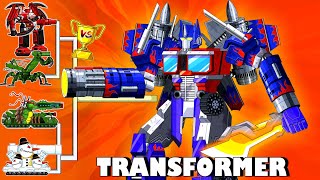 Transformers Tank: Optimus Prime, Robot Choo Choo Charles - Мультики про танки | Arena Tank Cartoon