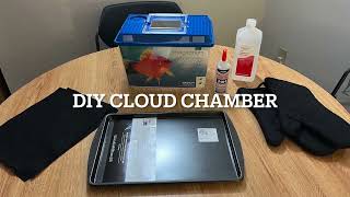 DIY Cloud Chamber Particle Detector