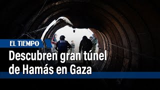 Israel descubre el "mayor túnel" subterráneo en Gaza donde continúan los bombardeos | El Tiempo