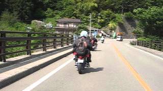 HONDA Z50ZK1 Z50A Z50J Z50J 4台で走行