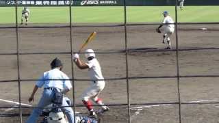 三田松聖ｖｓ神戸国際大附（２０１３秋季兵庫県大会・準々決勝）　８回表