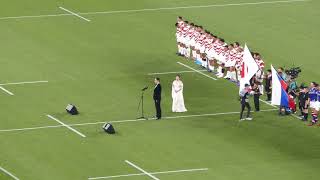 2019/9/20 ラグビーワールドカップ開幕戦 日本vsロシア 国歌斉唱 Rugby World Cup 2019 National Anthem of JAPAN and RUSSIA