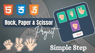 Rock Paper Scissors Game in 10 Minutes | HTML CSS JS Tutorial